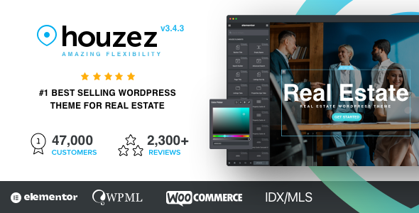 Houzez – Tema de Imobiliária com busca, filtros e recursos avançados
